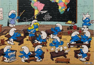 Puzzle Educa Los Pitufos 100 Piezas cada uno