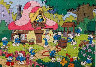 Puzzle Educa Los Pitufos 100 Piezas cada uno