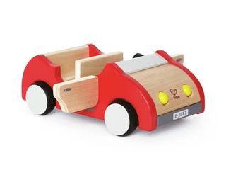COCHE FAMILIAR DE MADERA PARA MUÑECOS (Nuevo) Hape