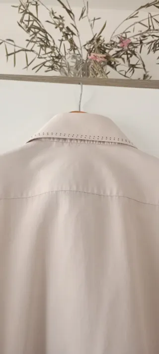 Camicia Enzo Dani Uomo Taglia XL Beige