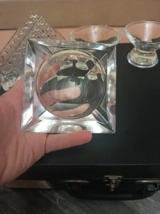 Set Oggetti Vetro Trasparente