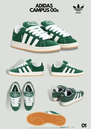Adidas Campus Verdes Talla 42