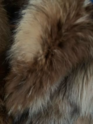 Abrigo Piel Zorro Natural Talla M