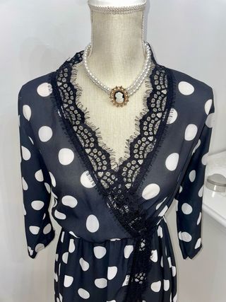 Vestito elegante donna pois