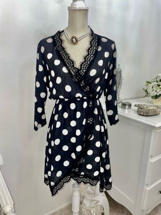 Vestito elegante donna pois