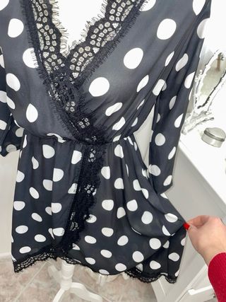 Vestito elegante donna pois