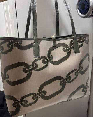 Bolso Tous Grande Beige y Verde Oliva