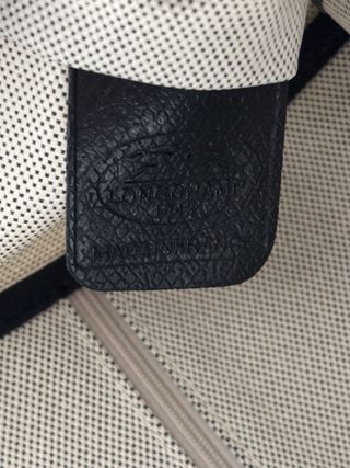 Bolso Longchamp Roseau Beige/Negro