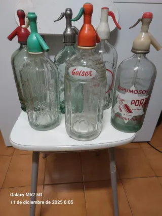 Lote 6 Sifones Antiguos