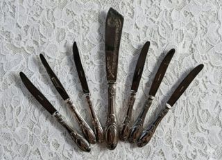 Set Coltelli da Dessert/Burro Solingen Argento 800