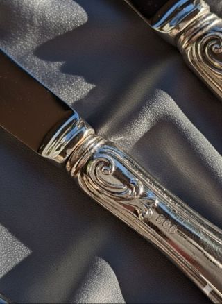 Set Coltelli da Dessert/Burro Solingen Argento 800