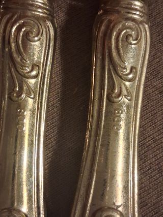 Set Coltelli da Dessert/Burro Solingen Argento 800