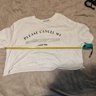 Camiseta Blanca Please Cancel My Subscription