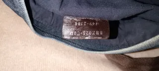 Zaino Fendi Denim Blu e Marrone