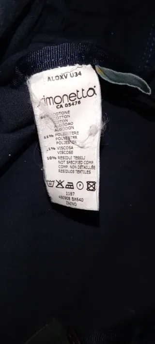 Zaino Fendi Denim Blu e Marrone