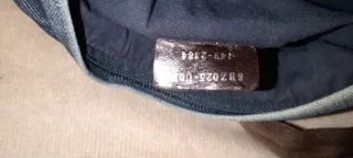 Zaino Fendi Denim Blu e Marrone