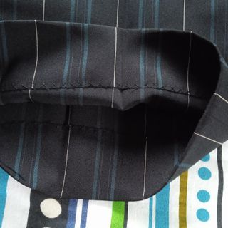 Pantalón Negro Rayas Acampanado