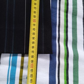 Pantalón Negro Rayas Acampanado