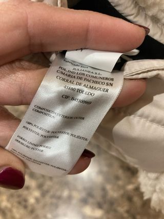 Chaquetón reversible verde milita y beige