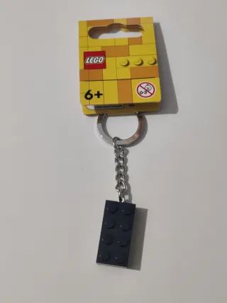 Llavero Lego Azul Tierra 2x4