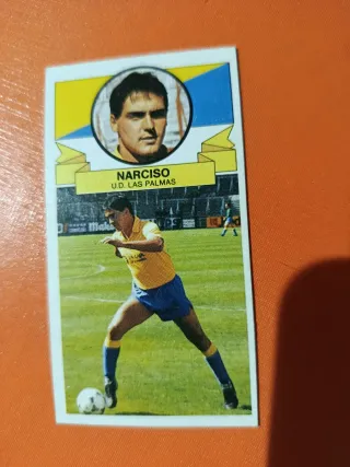 Cromo Narciso UD Las Palmas 85/86