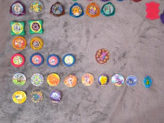 Lote 70 Tazos Pokémon