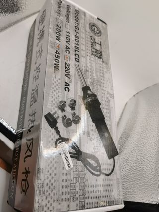 Pistola aire caliente 450W (LCD no funciona)