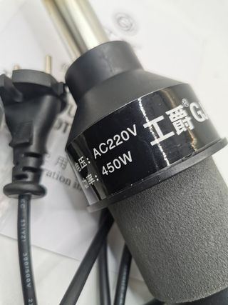 Pistola aire caliente 450W (LCD no funciona)