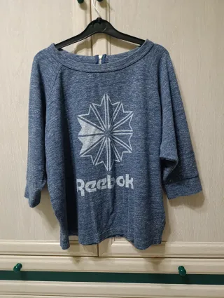 Sudadera Reebok Azul/Gris Talla L