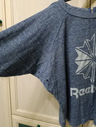 Sudadera Reebok Azul/Gris Talla L