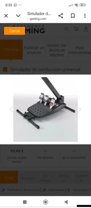 Simulatore di Guida PRO-DRIVING Universale