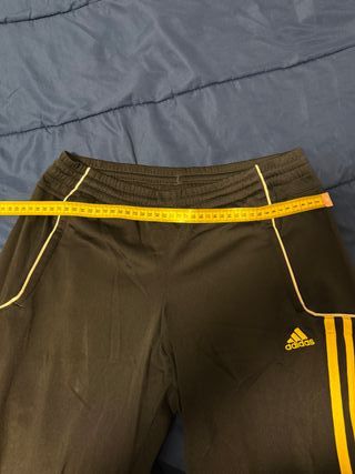 Pantalón Adidas Negro y Amarillo Mujer