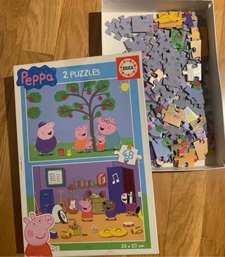 Lote 3 Puzzles: Peppa Pig, Maya y Winnie Pooh