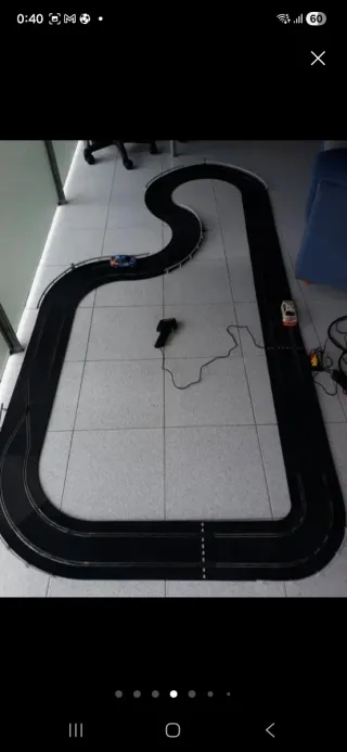Scalextric con 2 mandos y transformador