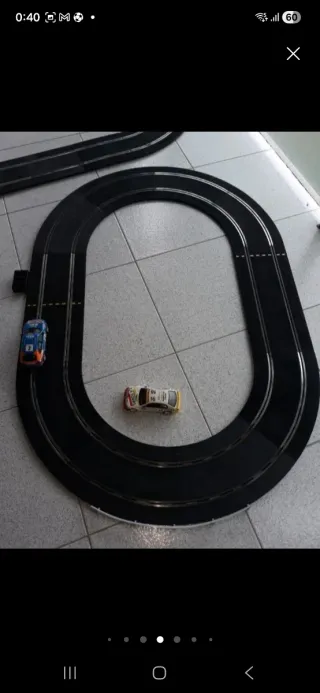 Scalextric con 2 mandos y transformador