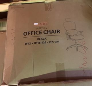 Silla de oficina JYSK VARPELEV negro