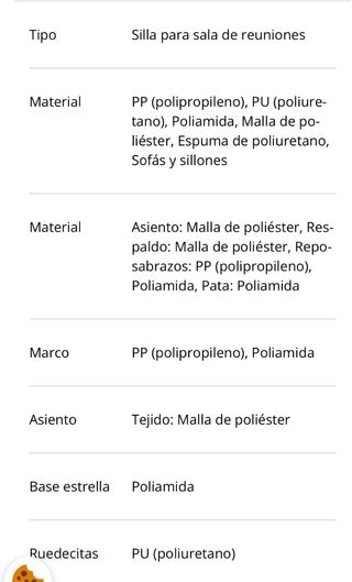 Silla de oficina JYSK VARPELEV negro