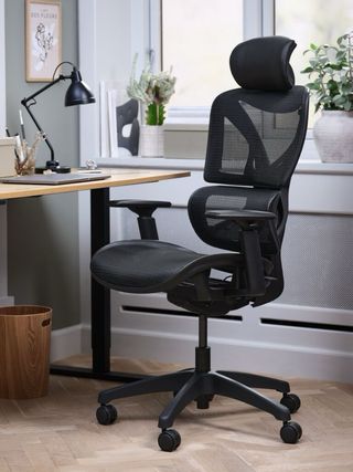 Silla de oficina JYSK VARPELEV negro