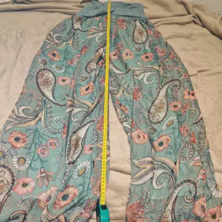 Pantalones anchos estampados talla única