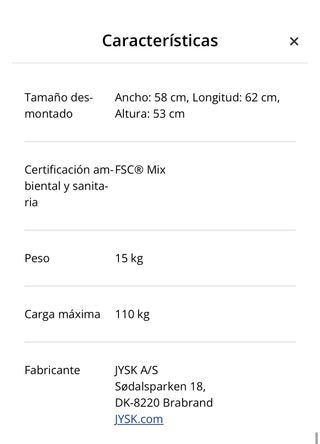 Pack 2 Sillas Comedor ADSLEV Gris Antracita (JYSK)