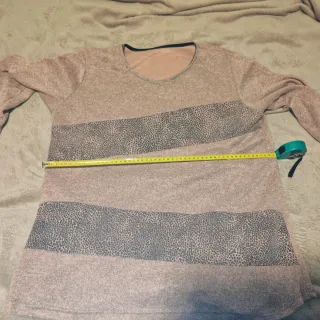 Camiseta manga larga estampada