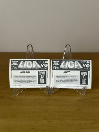 2 NUEVOS EXTRA GOLD 10 SUPREME LIGA ESTE 2025-26