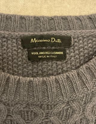Vestido punto lana Massimo Dutti Talla S
