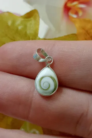Mini Colgante Ojo de Shiva Plata de Ley