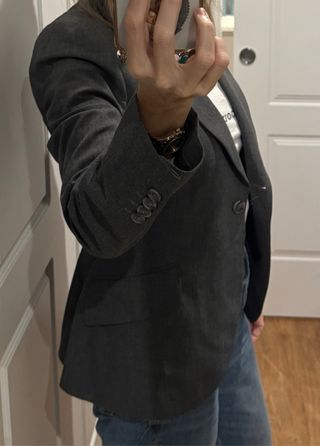 Americana Zara Gris Mujer