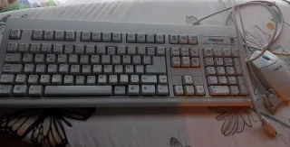 Teclado y Ratón Mentor Blanco