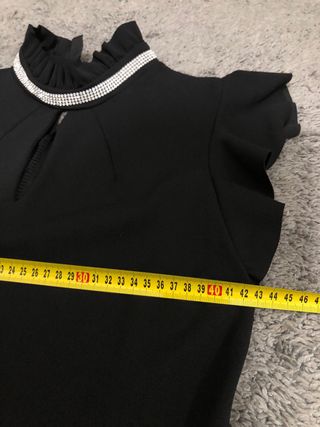 Vestito donna nero elegante taglia L
