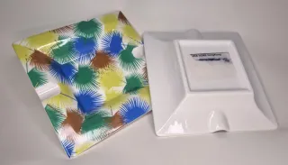 2 Ceniceros de cerámica con diseño