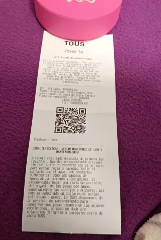 Pulsera Tous Oso Plata