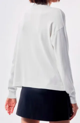 Jersey blanco tachas talla M